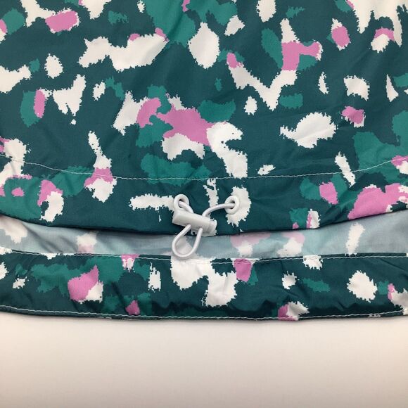 The Bubble Womens Poncho‎ Lefty Hooded Jacket Green Size Medium NWT - Picture 7 of 12